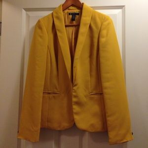 Mustard color blazer
